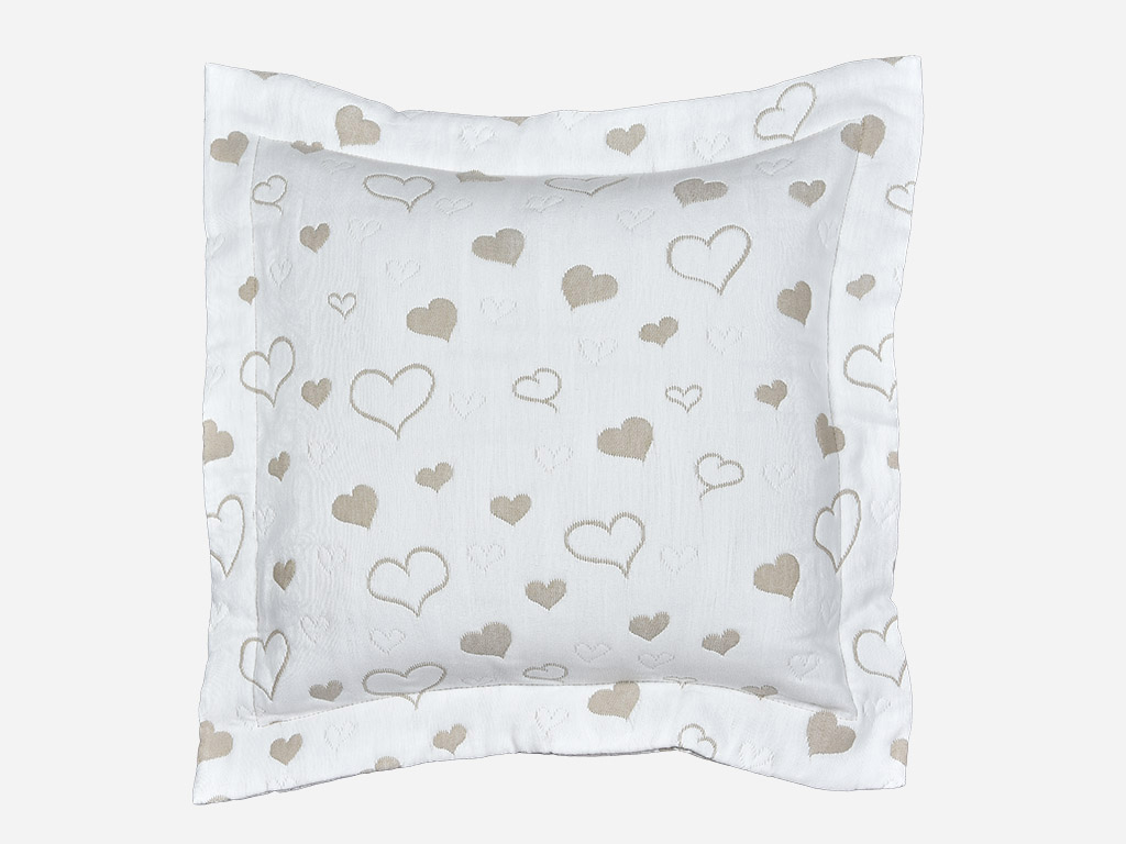 Corazón Beige 45X45